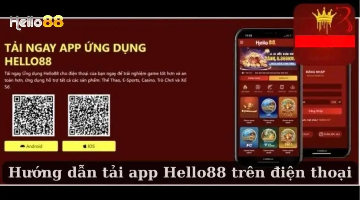 Hướng dẫn chi tiết cách tải app Helo88 trên Android và IOS